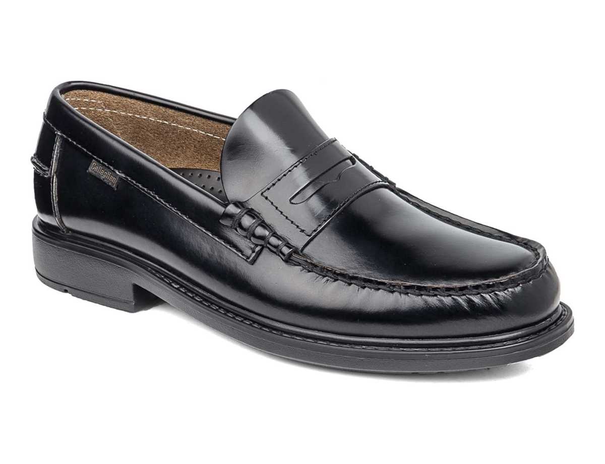 Mocasines Callaghan 90000 Cedron K. Hombre Negras | KZC18100QP