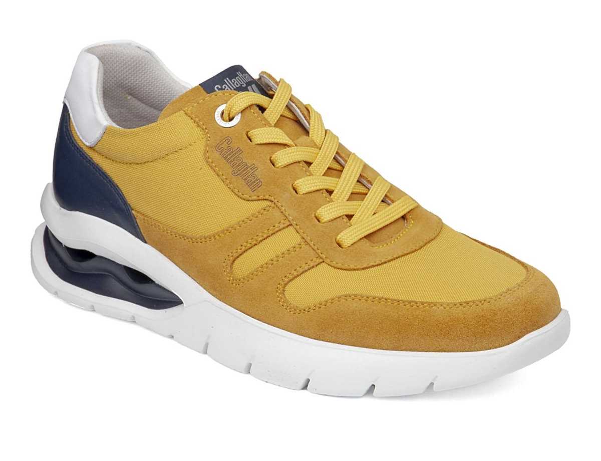 Zapatillas Callaghan 45416 Vento Hombre Amarillo Azules | OYP7369UB