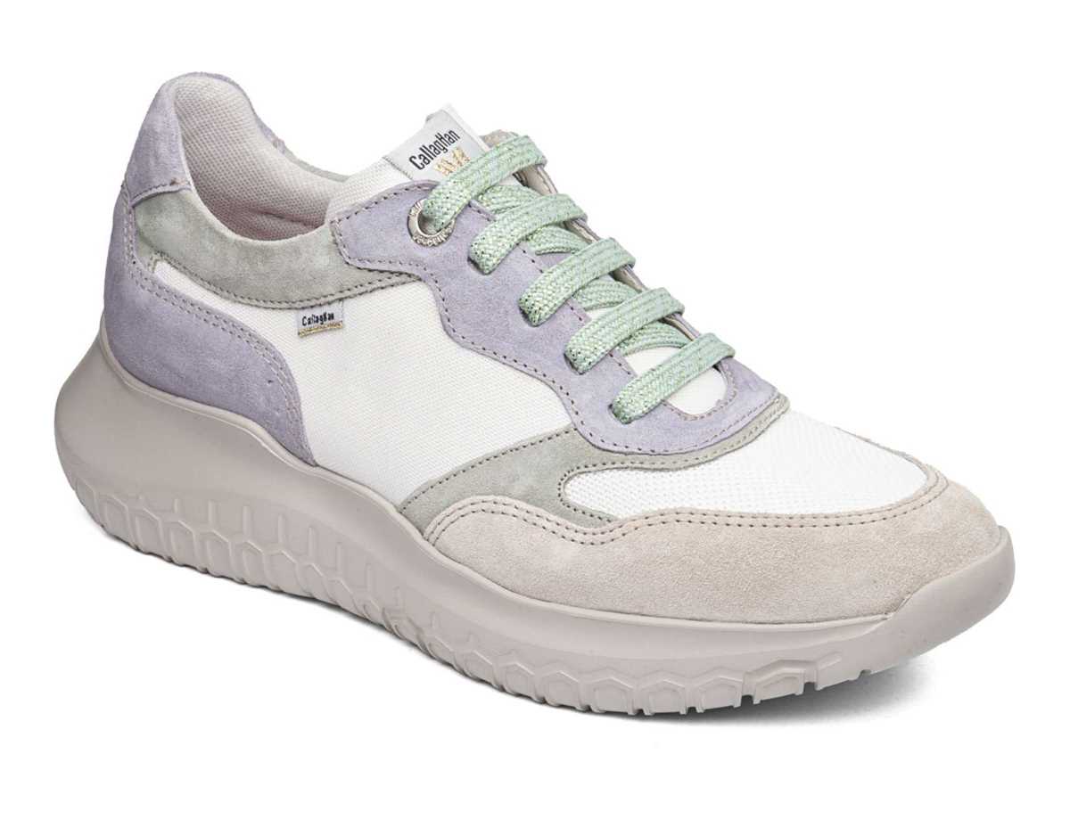 Zapatillas Callaghan 53802 Suv Marine Sra Mujer Blancas Moradas Verde | IKW9955YO