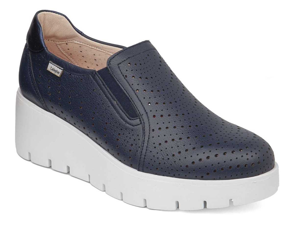 Zapatillas con Plataforma Callaghan 32103 Amal Mujer Azules | YFE6061RK