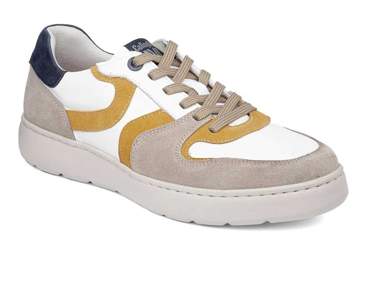 Zapatos Casuales Callaghan 54802 Pint Hombre Beige Blancas Amarillo | DWY4164HI