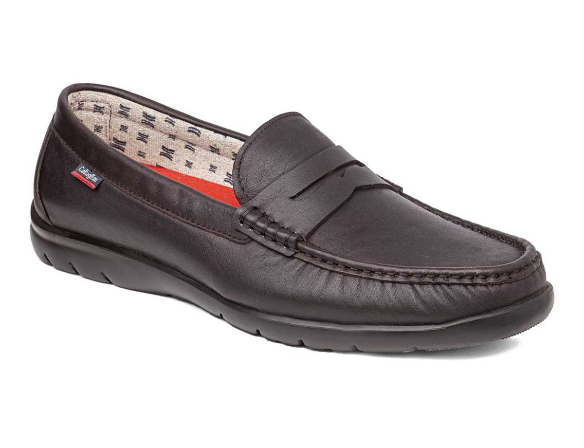 Mocasines Callaghan 18003 Tenger Hombre Marrones Oscuro | ZOL5151VD