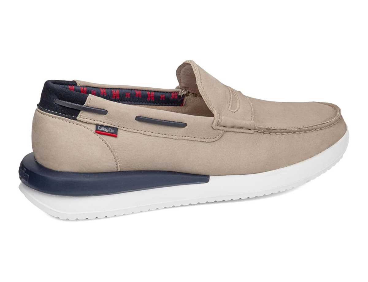 Mocasines Callaghan 52101 Moses Hombre Beige Azules | WWM3355GE