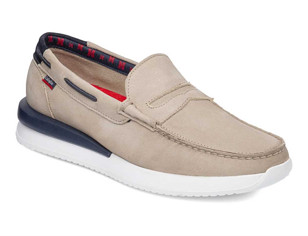 Mocasines Callaghan 52101 Moses Hombre Beige Azules | WWM3355GE