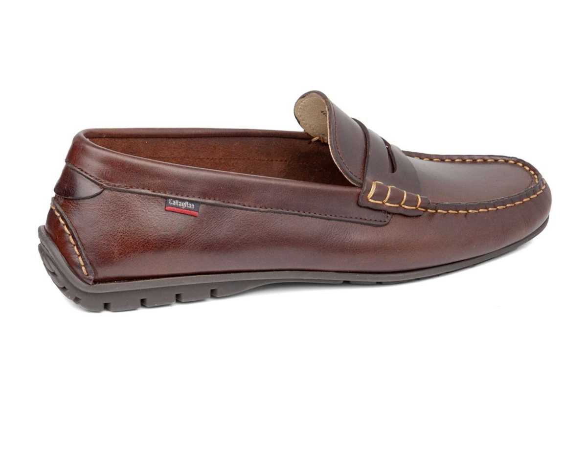 Mocasines Callaghan 53900 Bitron Hombre Marrones Oscuro | ASA8882TU