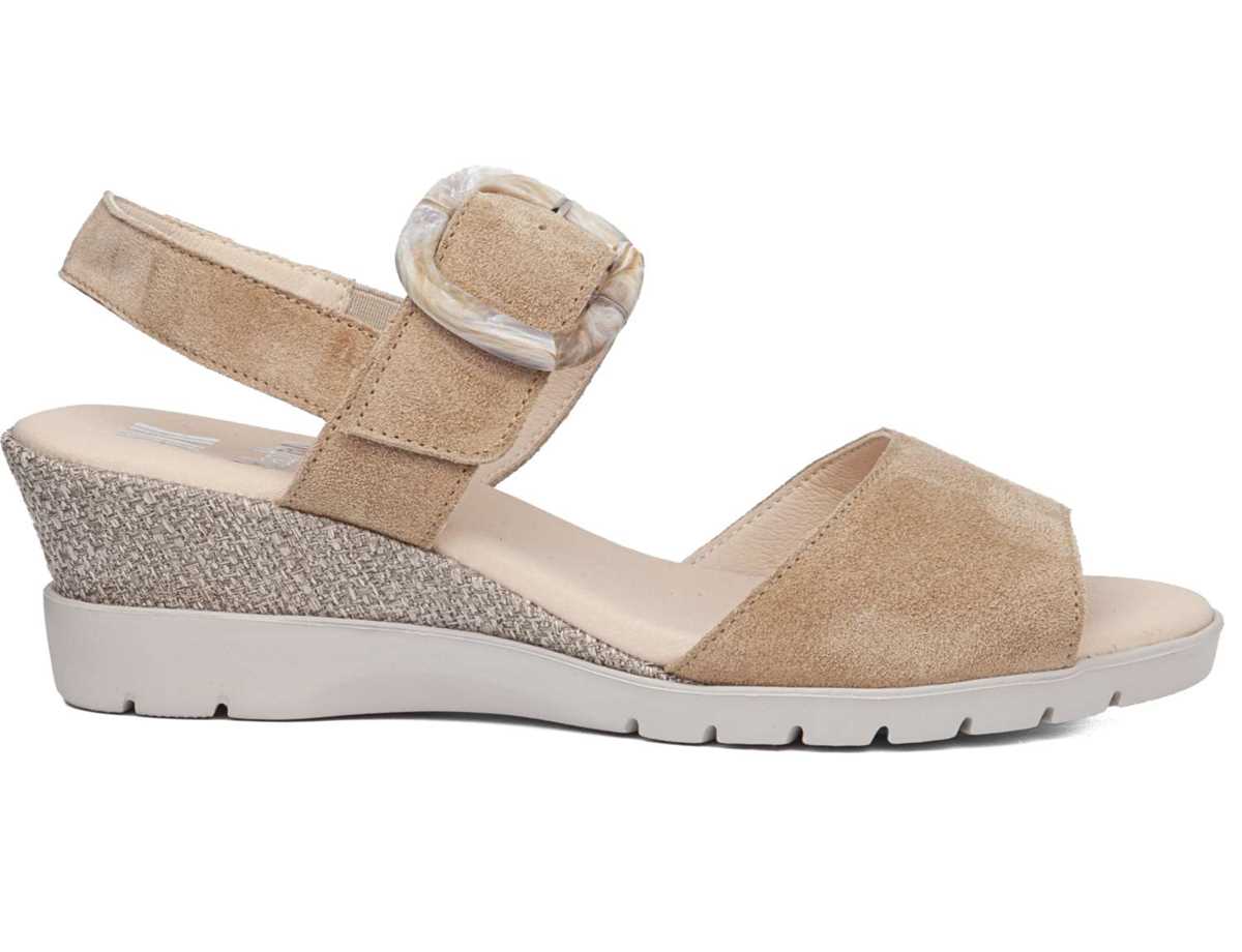 Sandalias Cuña Callaghan 29116 Esperanza Mujer Beige | EEH4649PA