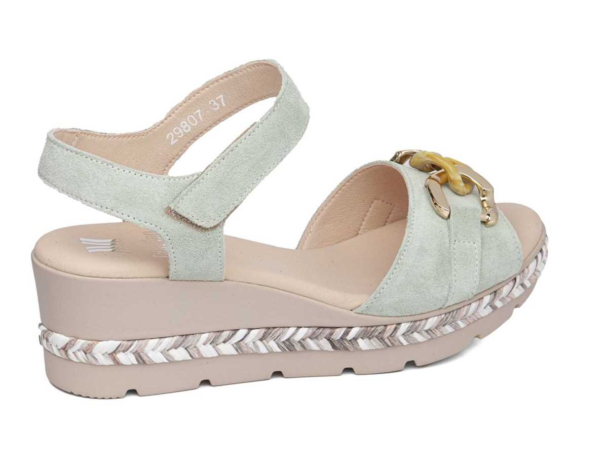 Sandalias Cuña Callaghan 29807 Mara Mujer Verde | BQY1581LR