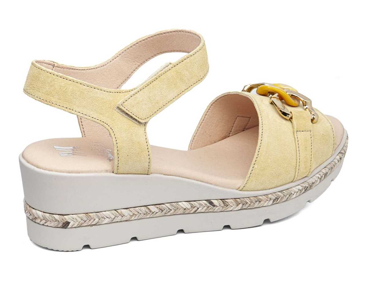 Sandalias Cuña Callaghan 29807 Mara Mujer Amarillo | UBN4559EE