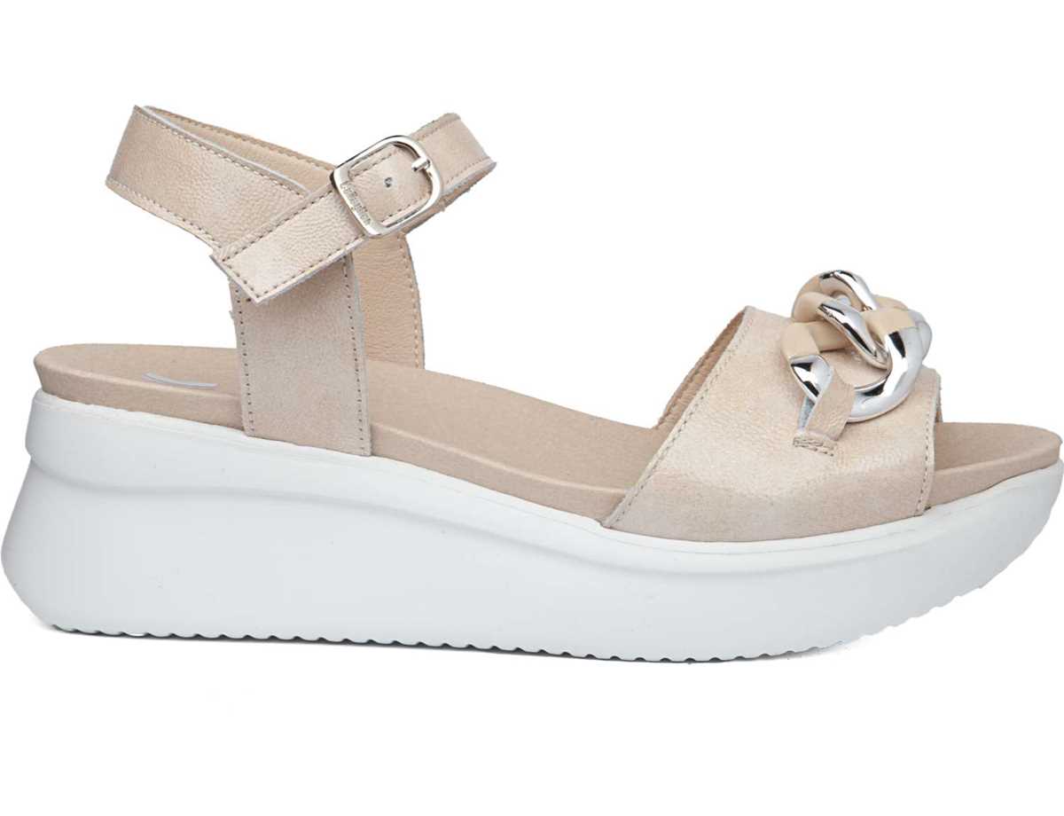 Sandalias Cuña Callaghan 29910 Llana Mujer Rosas | RBF5491OO