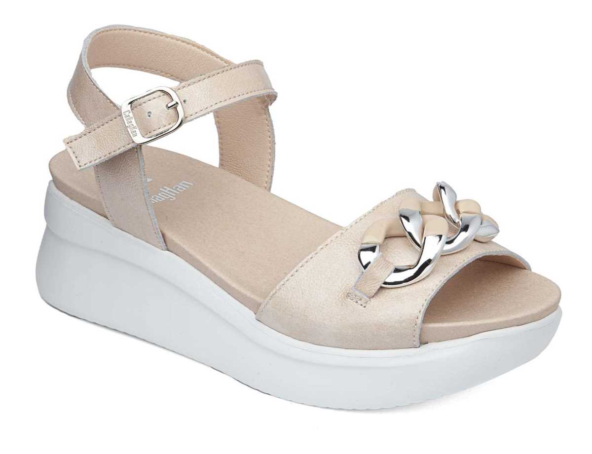 Sandalias Cuña Callaghan 29910 Llana Mujer Rosas | RBF5491OO