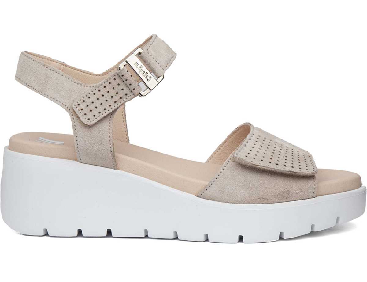 Sandalias Cuña Callaghan 32002 Bera Mujer Beige | LQL4321PZ