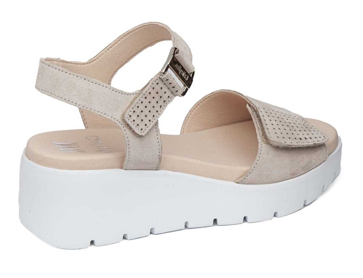 Sandalias Cuña Callaghan 32002 Bera Mujer Beige | LQL4321PZ