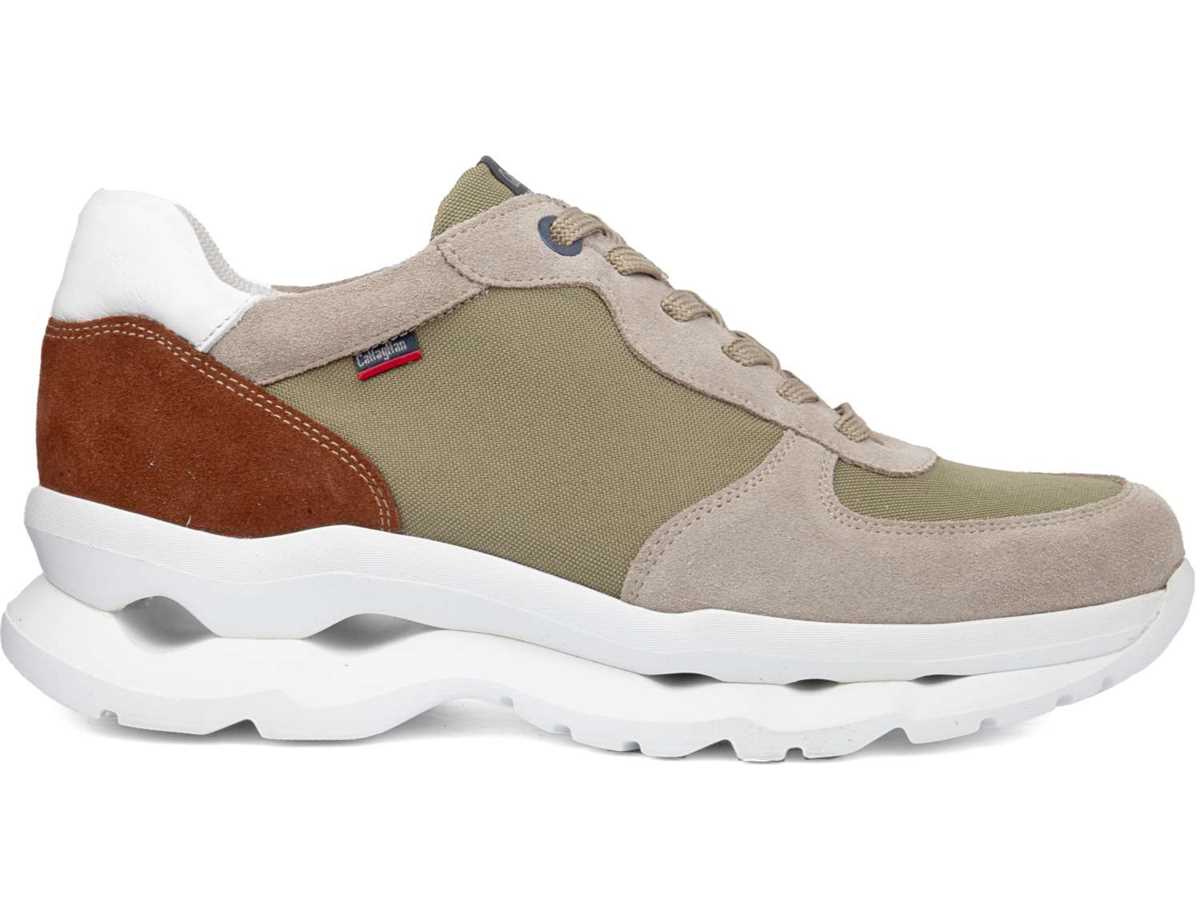 Zapatillas Callaghan 17813 Mare Hombre Beige Verde Marrones | ZAO563NJ