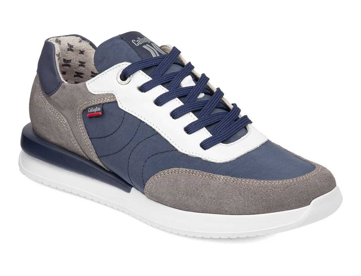 Zapatillas Callaghan 51100 Moses Hombre Gris Azules | BDW548RL