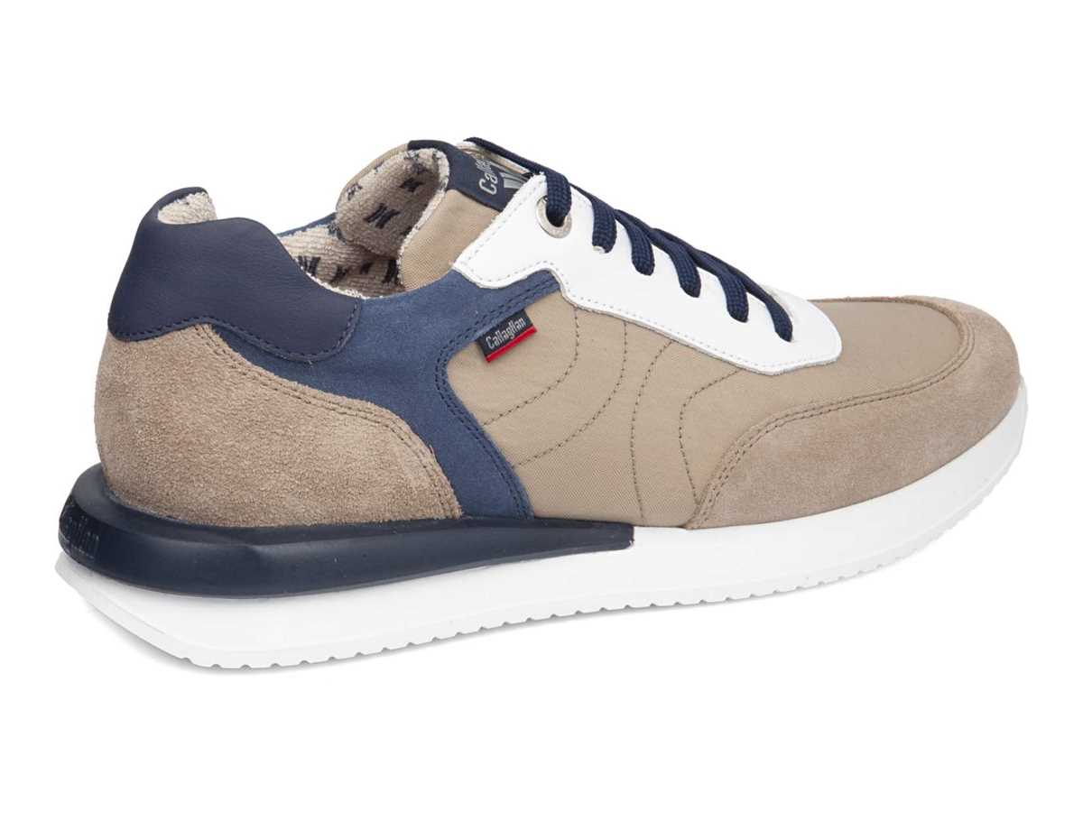 Zapatillas Callaghan 51100 Moses Hombre Beige Azules | OOT7765AM