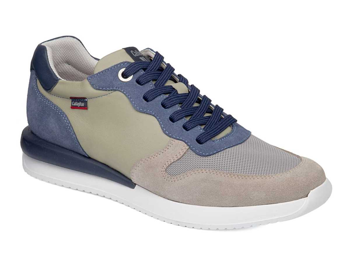 Zapatillas Callaghan 51103 Moses Hombre Beige Gris Verde | SKS9425OM