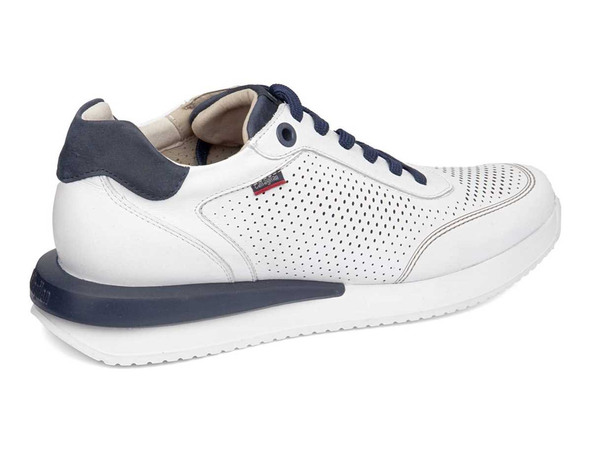 Zapatillas Callaghan 51106 Moses Hombre Blancas Azules | CPY4871WG