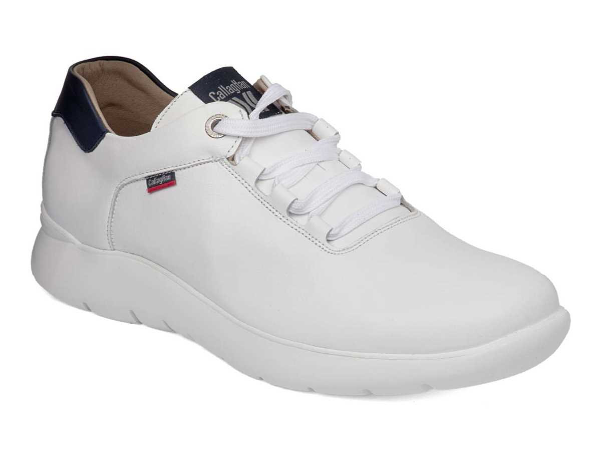 Zapatillas Callaghan 51300 Nuvole Hombre Blancas Azules | KUM6288KA