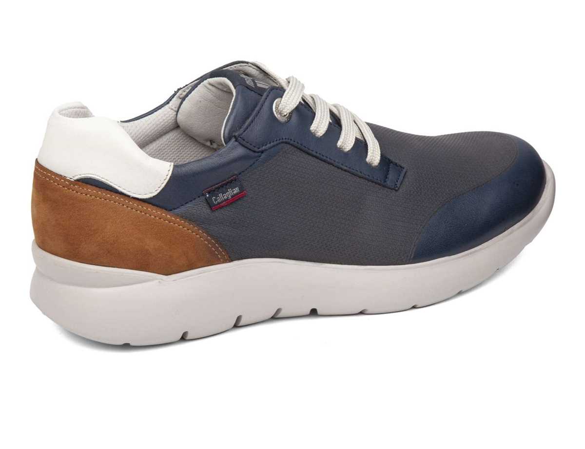 Zapatillas Callaghan 51308 Nuvole Hombre Azules Marrones Blancas | TMI7046TB