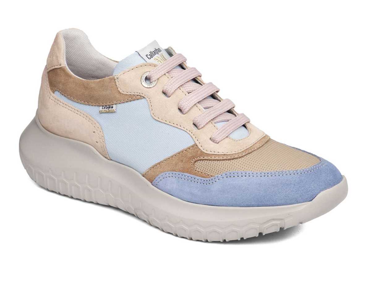 Zapatillas Callaghan 53802 Suv Marine Sra Mujer Azules Beige | NEH6554CJ