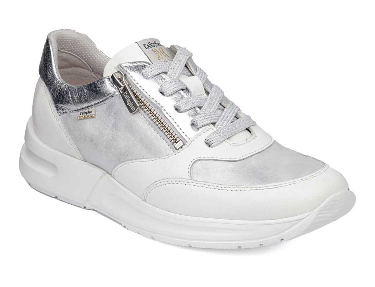 Zapatillas Callaghan 92121 Dorcas S.I.L Mujer Blancas Plateadas | MIR4588UT