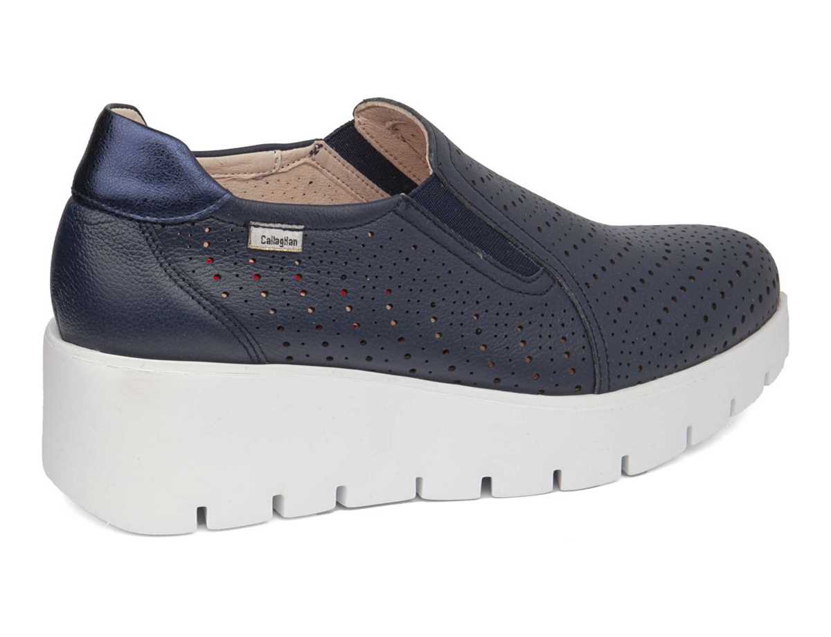 Zapatillas con Plataforma Callaghan 32103 Amal Mujer Azules | YFE6061RK