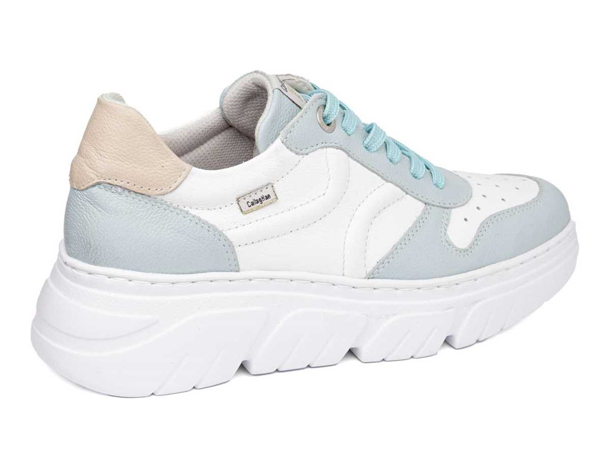 Zapatillas con Plataforma Callaghan 51806 Baccara Mujer Azules Blancas Rosas | OVO376MK