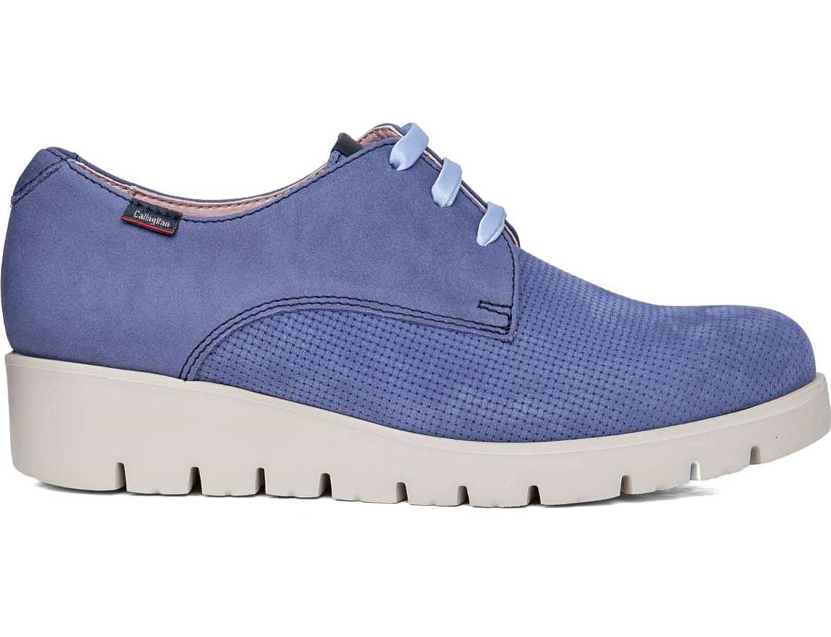 Zapatillas con Plataforma Callaghan 89824 Haman Mujer Azules | NOO269NT