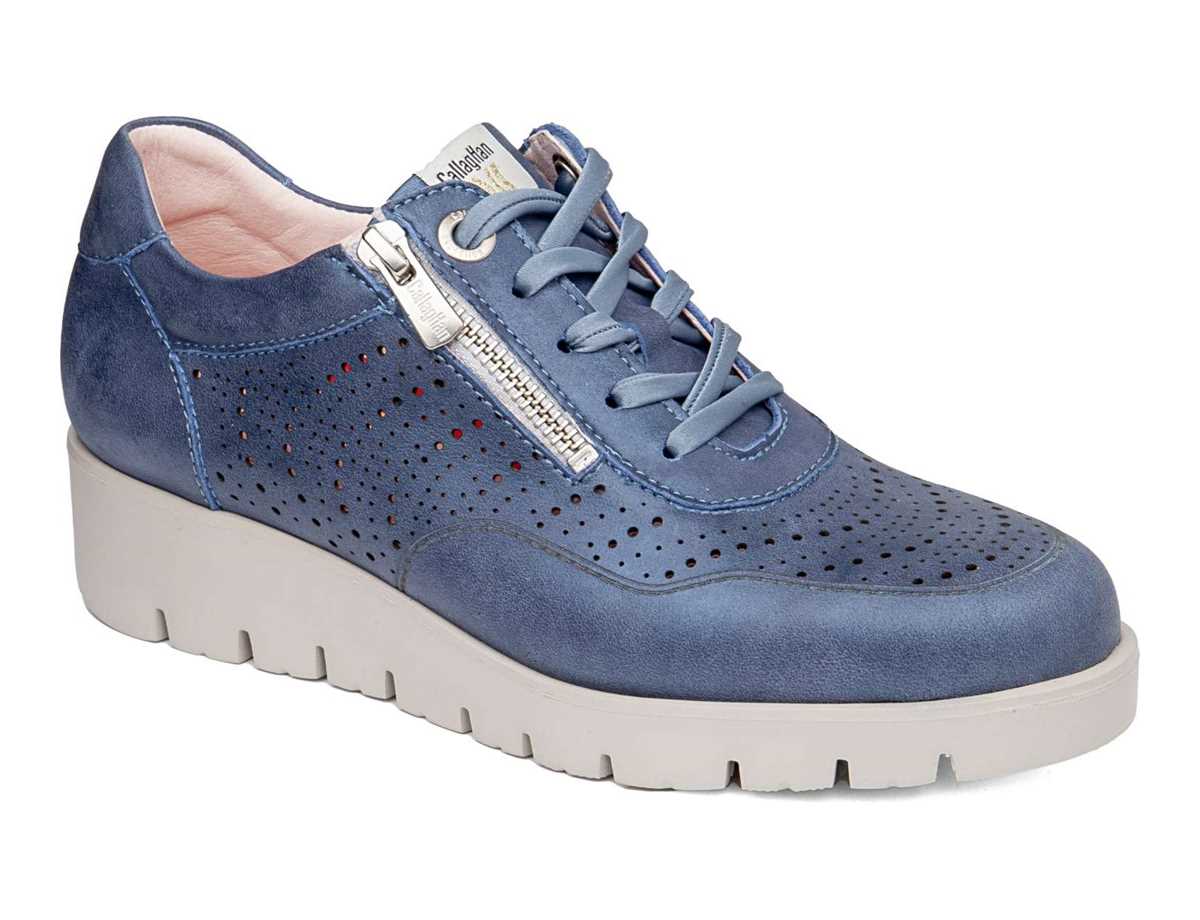 Zapatillas con Plataforma Callaghan 89894 Haman Mujer Azules Oscuro | PGI8634DV