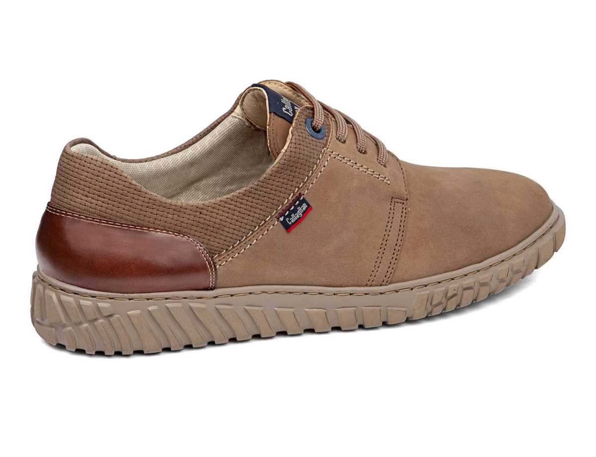 Zapatos con Cordones Callaghan 18508 Mope Hombre Beige Marrones | LNJ8298UY