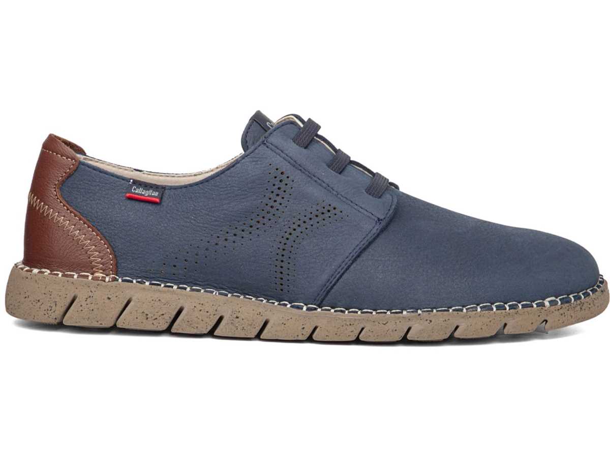 Zapatos con Cordones Callaghan 43200 Viz Hombre Azules Marrones | EYS9463HR