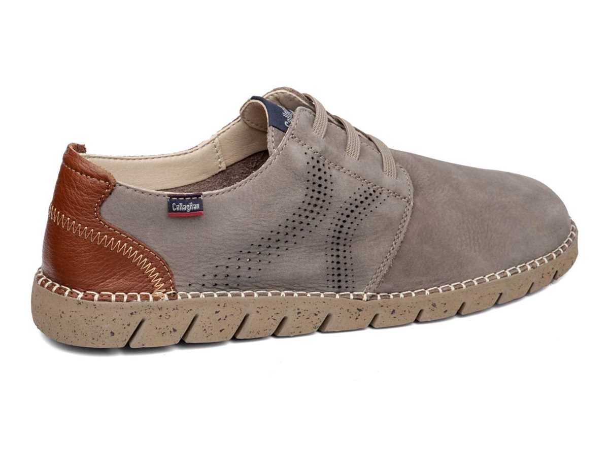 Zapatos con Cordones Callaghan 43200 Viz Hombre Beige Marrones | MTM849JH