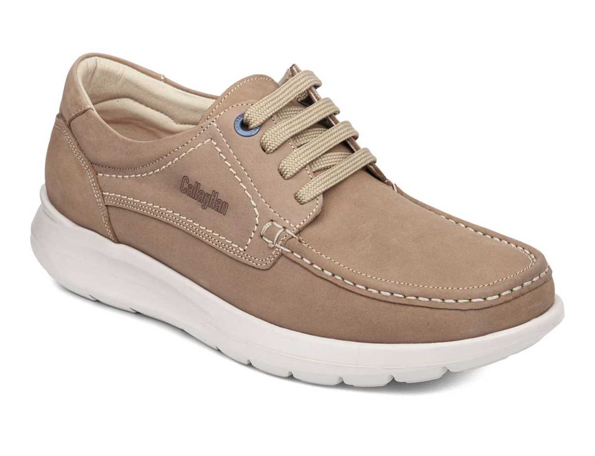 Zapatos con Cordones Callaghan 45700 Wasser Sin Aguj Hombre Beige | DUH4447GJ