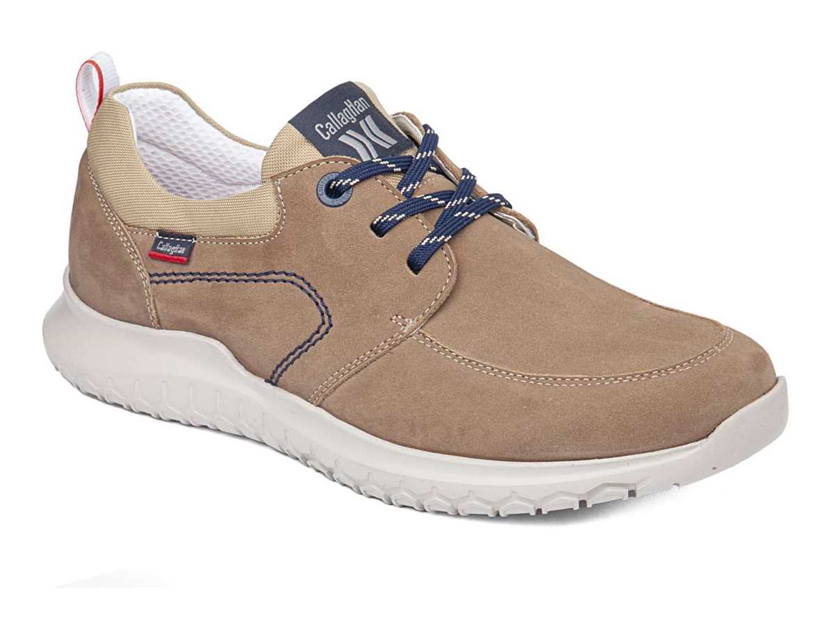 Zapatos con Cordones Callaghan 53700 Suv Marine Cro Hombre Beige Azules | UJS186UR