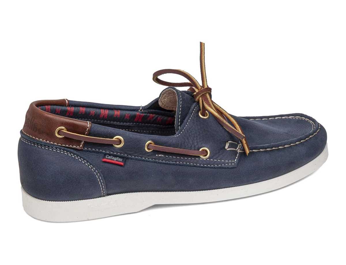 Zapatos del Barco Callaghan 51600 Yate Hombre Azules Marrones | BHL9110TN