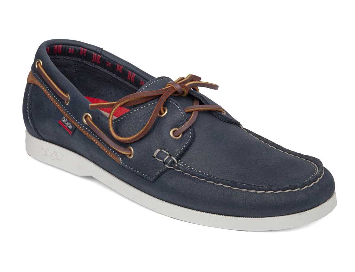 Zapatos del Barco Callaghan 51603 Yate Hombre Azules Marrones | GNO9741LI