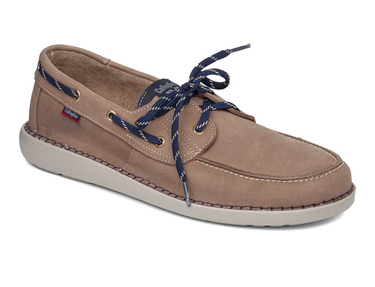 Zapatos del Barco Callaghan 53400 Abner Hombre Beige Azules | UZU3224BM